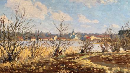 Paul Lehmann-Brauns Ölgemälde „Glienicke bei Kladow“ gehört künftig dem Potsdam Museum.