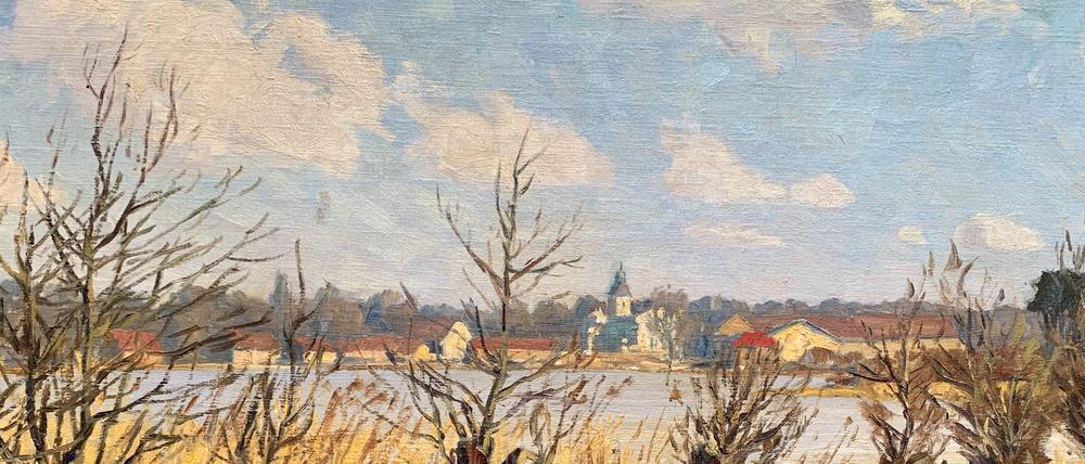 Paul Lehmann-Brauns Ölgemälde „Glienicke bei Kladow“ gehört künftig dem Potsdam Museum.