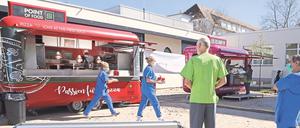 Noch bis Montag werden die Mitarbeiter des Klinikums „Ernst von Bergmann“ und des St. Josefs-Krankenhaus kostenlos verpflegt.