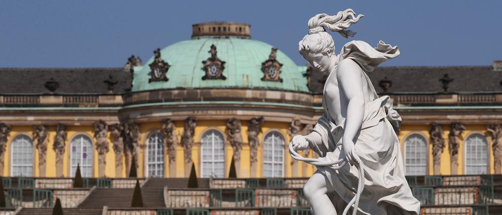 Kein Silvester auf der Terrasse von Schloss Sanssouci.