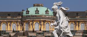Kein Silvester auf der Terrasse von Schloss Sanssouci.