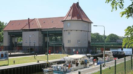 Die Schleuse gehört zu den markantesten Bauwerken Kleinmachnows.