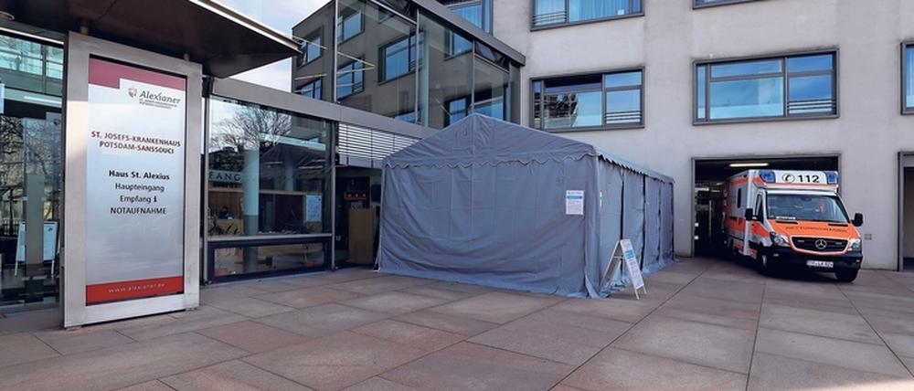 Druck. Das St. Josefs-Krankenhaus ist derzeit stark belastet.