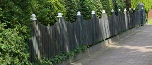 Gartenzäune werden derzeit vielfältig genutzt.