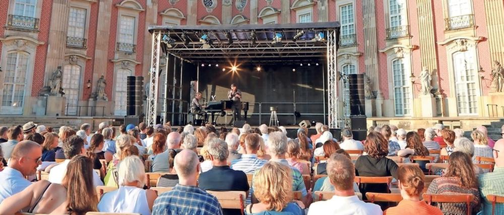 Veranstaltungen wie die Musikfestspiele, die auch vor dem Neuen Palais viele Zuschauer anziehen, sind in diesem Sommer verboten.