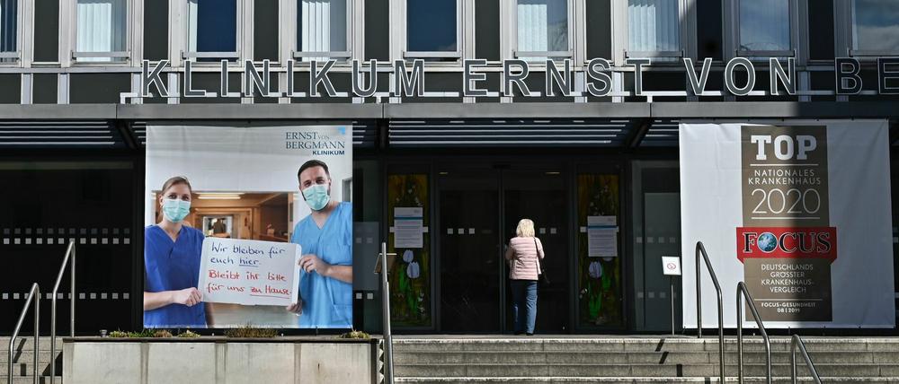 Innerhalb des Potsdamer Klinikums "Ernst von Bergmann" kam es zu einem Ausbruch des Coronavirus.
