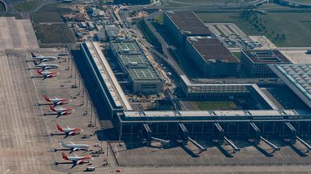 Der künftige Hauptstadtflughafen BER.