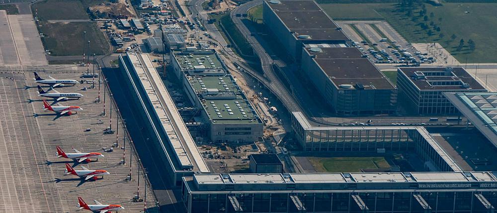 Der künftige Hauptstadtflughafen BER.