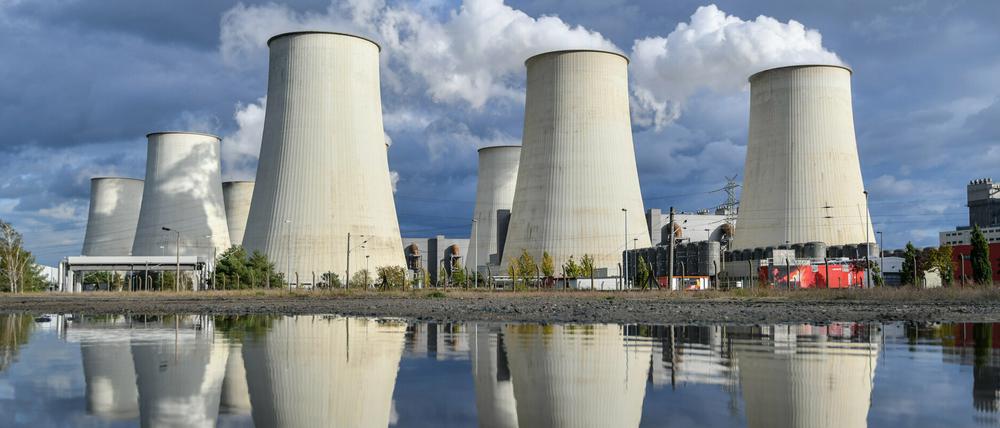Das Braunkohlekraftwerk Jänschwalde.