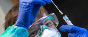 Die Zahl der Neuinfizierten in Mittelmark steigt nur leicht.