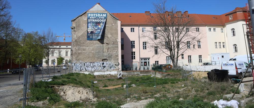 Die neue Synagoge soll auf der Brache nahe des Filmmuseums entstehen.