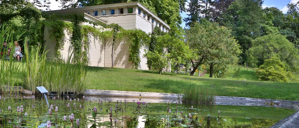 Im Botanischen Garten Potsdam wird florale Gartenkunst präsentiert.
