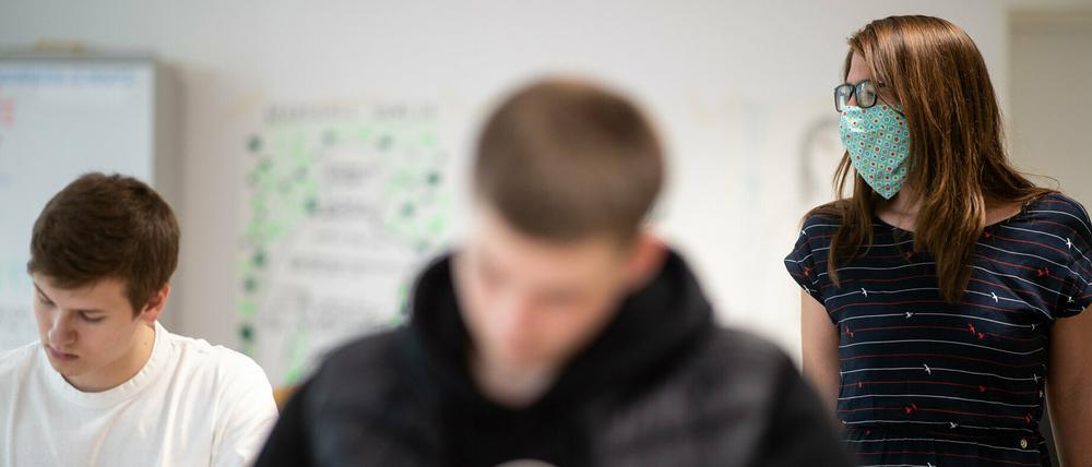Während des Unterrichts gelten Abstands- und Hygieneregeln.