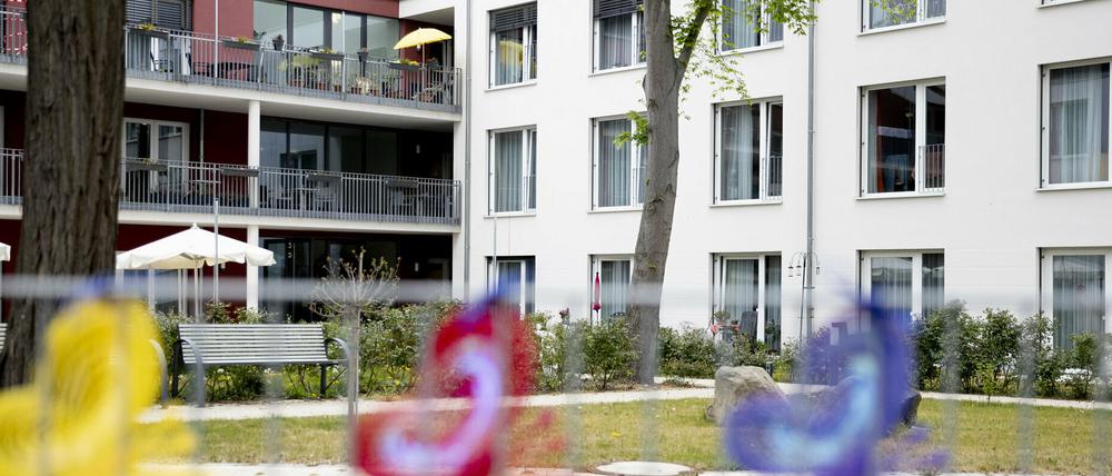 Das vom Coronavirus betroffene Seniorenheim ·Haus am Zernsee· in Werder (Havel).