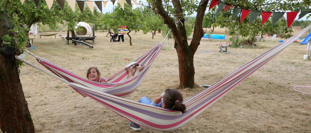 Wie hier 2018 können Kinder mit erkrankten Geschwistern in der ersten Juliwoche in Glindow entspannen.