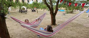 Wie hier 2018 können Kinder mit erkrankten Geschwistern in der ersten Juliwoche in Glindow entspannen.