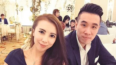 Christina Yip (li) und Ryan Ong vom Startup AirVTing.