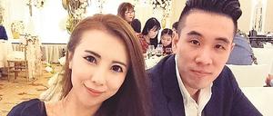 Christina Yip (li) und Ryan Ong vom Startup AirVTing.