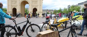 Schon am 1. Mai gab es eine Klimademo in Potsdam. 