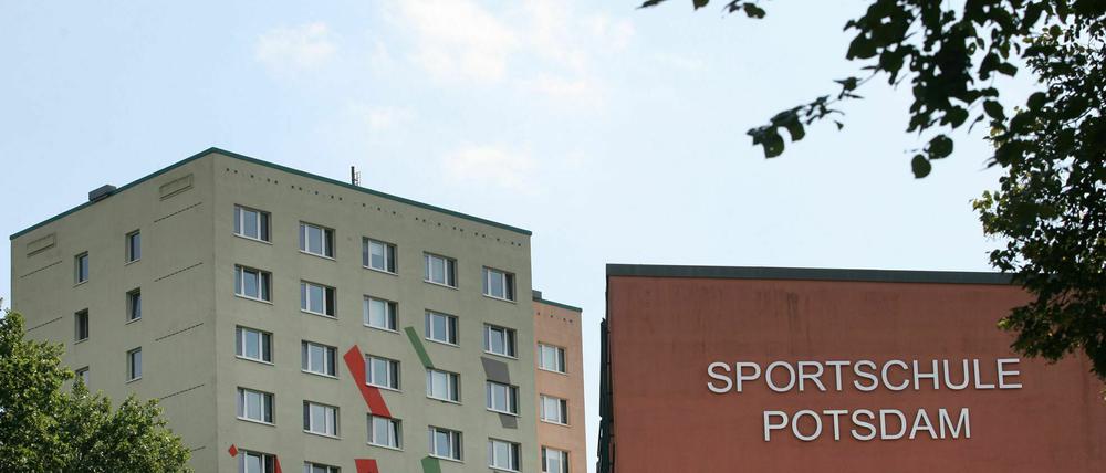 Das Internat der Sportschule "Friedrich Ludwig Jahn" in der Zeppelinstraße.