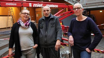 Die Leitung des Babelsberger Thalia-Kinos: Daniela Zuklic, Thomas Bastian, Christiane Niewald (v.l.).