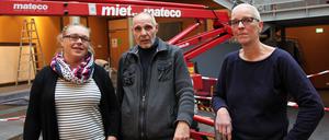 Die Leitung des Babelsberger Thalia-Kinos: Daniela Zuklic, Thomas Bastian, Christiane Niewald (v.l.).