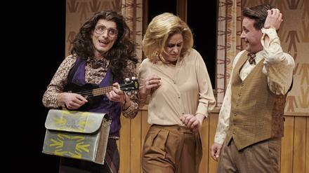 Jacob Keller, Alina Wolff und Arne Lenk in "Die Mitwisser".