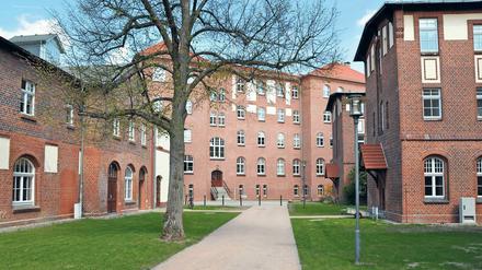 Das Areal des Diakonissenhauses in Teltow in der Lichterfelder Allee.