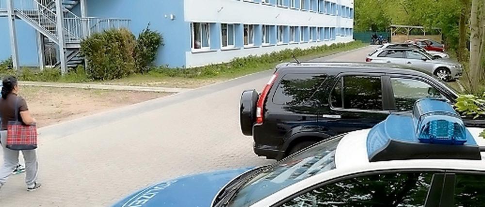 In dem Teltower Männerwohnheim in der Potsdamer Straße bringt der Landkeis Potsdam-Mittelmark Flüchtlinge in Quarantäne unter.
