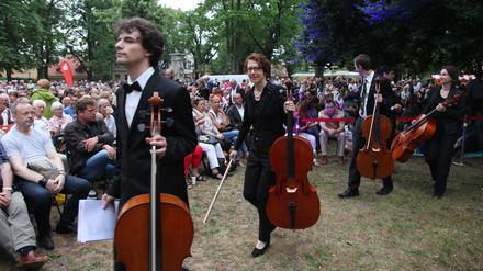 Klassik am Weberplatz fällt 2020 aus. Die Konzerte des Collegium musicum, hier "Babelsberg in Conzert" 2018, sind Publikumsrenner.