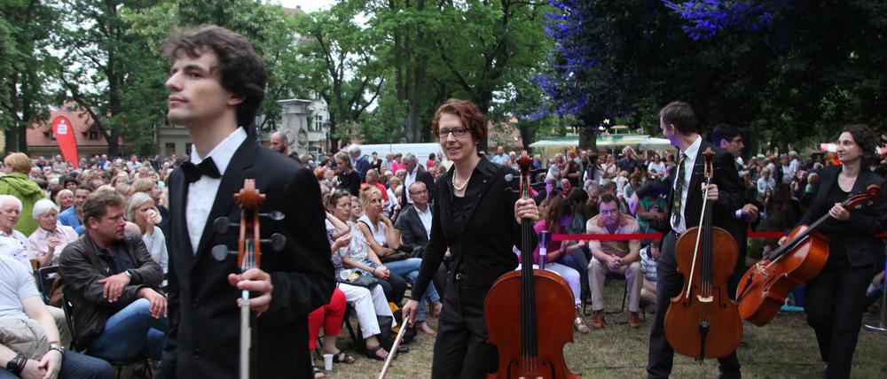 Klassik am Weberplatz fällt 2020 aus. Die Konzerte des Collegium musicum, hier "Babelsberg in Conzert" 2018, sind Publikumsrenner.