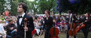 Klassik am Weberplatz fällt 2020 aus. Die Konzerte des Collegium musicum, hier "Babelsberg in Conzert" 2018, sind Publikumsrenner.