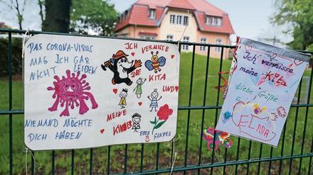 Wieder für alle offen? Ob die Kita im Stahnsdorfer Ortsteil Güterfelde wie auch andere Kitas im Kreis ihre Türen für weitaus mehr Kinder als bisher öffnen, ist derzeit noch unklar. Die Landkreisverwaltung will sich dazu am heutigen Mittwoch beraten.