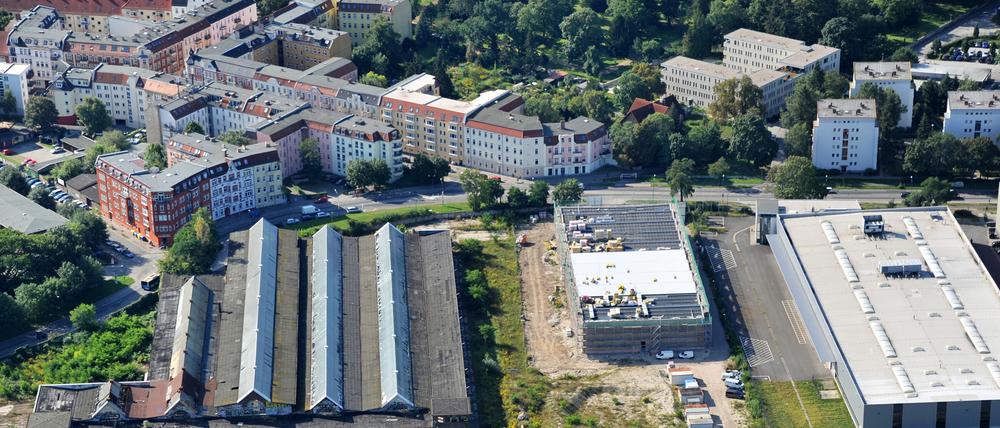 Blick auf das ehemalige RAW-Gelände.