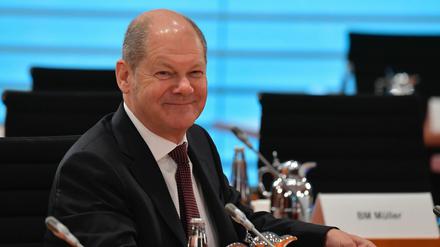 Bundesfinanzminister und Vize-Kanzler Olaf Scholz (SPD).