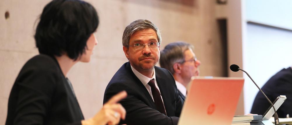 Gehen künftig getrennte Wege: Potsdams Oberbürgermeister Mike Schubert (SPD), links Bildungsdezernentin Noosha Aubel.