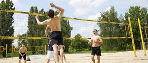Die Beachvolleyballanlage im Volkspark (hier eine Aufnahme von 2018) steht vor dem Aus.