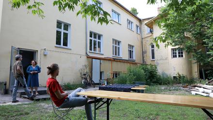 Das Atelierhaus "Scholle 51" in der Potsdamer Geschwister-Scholl-Strasse.