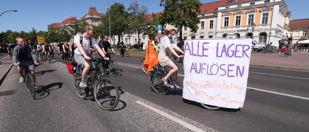 Die Teilnehmer der Sternfahrt hatten eine klare Botschaft an die Politik.