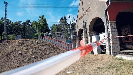 Bereit zum Bauen. In Kürze soll der Bahnhof in der Waldgemeinde Wilhelmshorst für mehr als zwei Millionen Euro saniert werden.