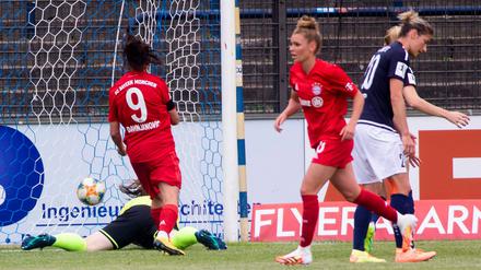Der Anfang vom Ende: Das 1:0 für München durch Linda Dallmann.