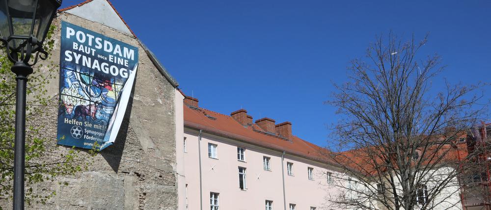 Standort der neuen Synagoge in der Potsdamer Innenstadt.