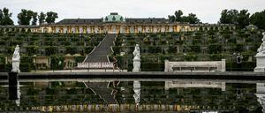 Im Zehn-Minuten-Takt durften Besucher in das Schloss gehen. 