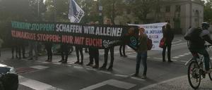 Potsdam ist erneut Schauplatz einer Aktion der Klimaaktivisten von Extinction Rebellion.