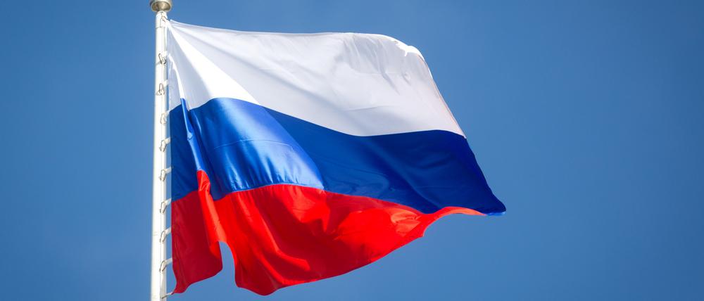 Russlands Fahne: Bald könnte Potsdam eine Städtepartnerschaft in das Land pflegen