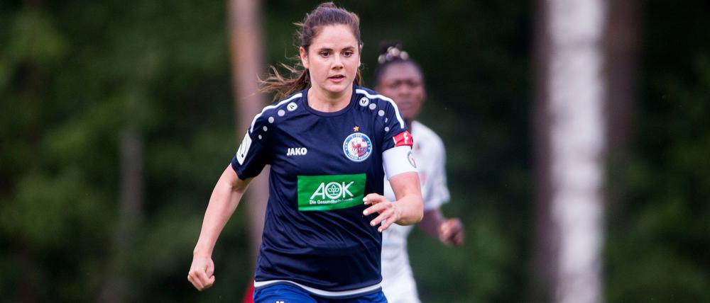 Sarah Zadrazil verlässt Potsdam in Richtung München.
