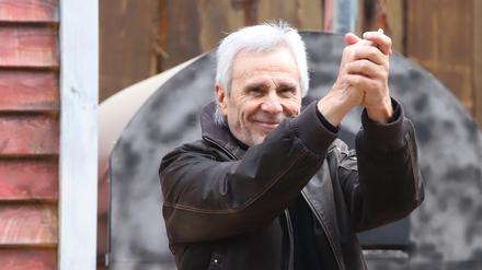 Gojko Mitic bei der Saisoneröffnung des Babelsberger Filmparks im Jahr 2019.