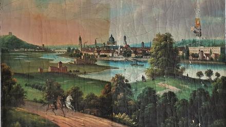 Der Förderverein sucht nach Spenden für die Restaurierung dieser Potsdam-Ansicht.