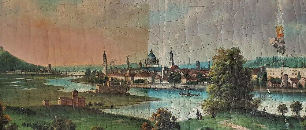Der Förderverein sucht nach Spenden für die Restaurierung dieser Potsdam-Ansicht.