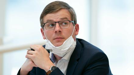 Sebastian Walter, Fraktionsvorsitzender der Partei Die Linke.